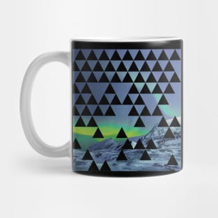 Ice Mountain in Geometrical Shape Mug